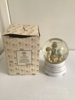 Precious Moments "Silent Night" Nativity Waterball Globe w/Box...("1991")...