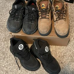 Steel Toed Work Boots Size 10