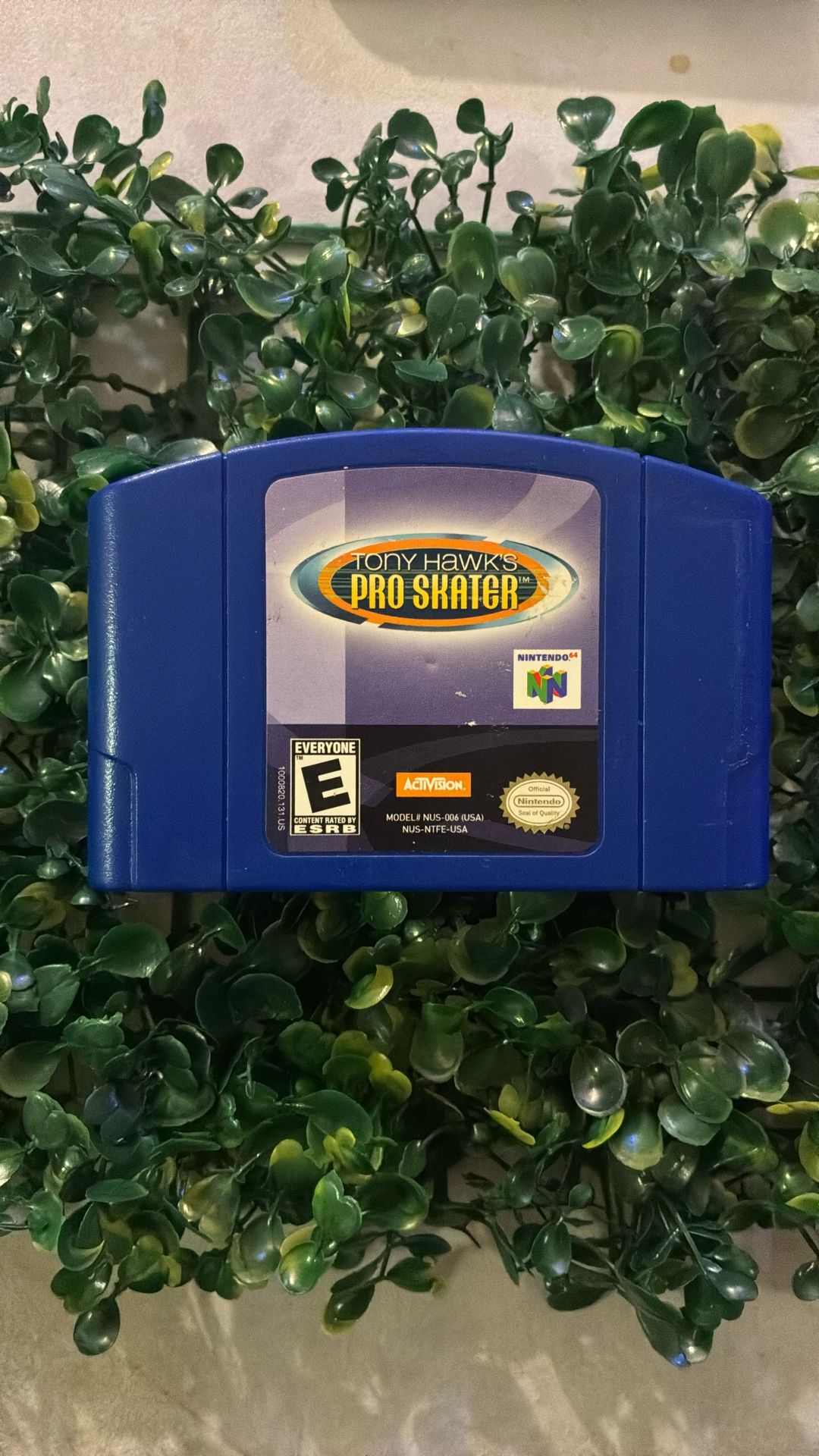 Tony Hawk Pro Skater N64 Game Used