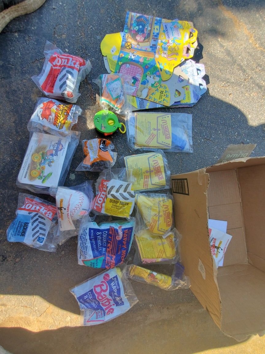Mcdonalds Toys Happy Meal Tonka, batman, barbie and more