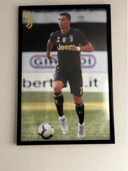 Framed Ronaldo Poster