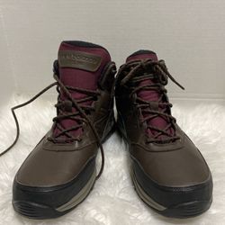 New Balance Women's 1400 Sz 11 D Waterproof Brown Hiking Boots WW1400DB  NICE!