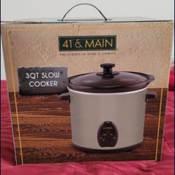 41 and main 3qt slow cooker NEW and I Can Deliver To You