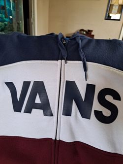Vans zip up sweater