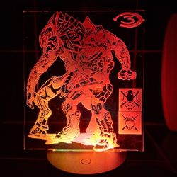Halo 3 Master Chief and Arbiter Acrylic Light