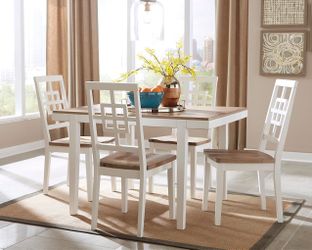 Luxury white wood Dinette set!