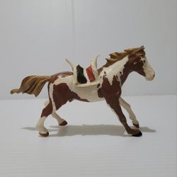 Papo Brown Horse with Saddle Animal Figure 51057. 