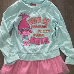 Girls Long Sleeve Tee Size 5 Excellent Condition