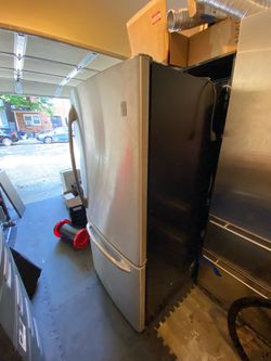 GE profile refrigerator and freezer