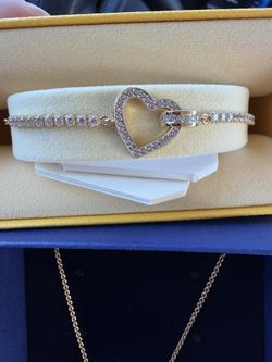 Swarovski Bracelet/necklace Set