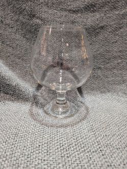Clear Glass Brandy Snifter
