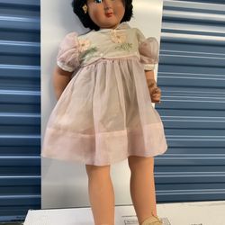 Vintage Hard Plastic Doll