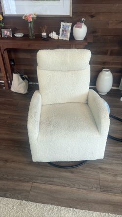 Sherpa rocker rocking chair