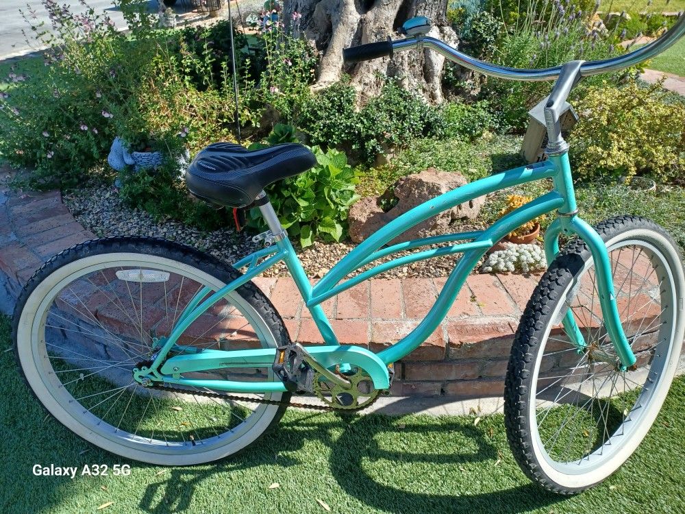 Firmstrong Urban Ladies Teal Beach Cruiser XLNT 26