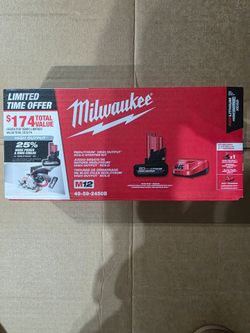 Milwaukee M12 battery and charger
