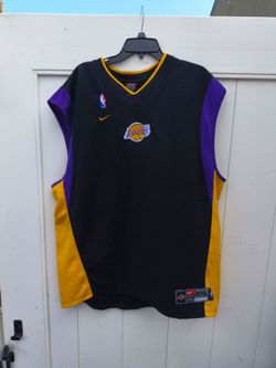 Vintage Y2K Nike Los Angeles Lakers Team Warm Up Shooting Jersey Size XXL