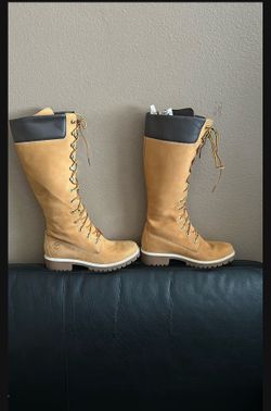 Womens Timberland 14" Premium Waterproof Boot - Wheat  Size 7.5  $85 Firm 