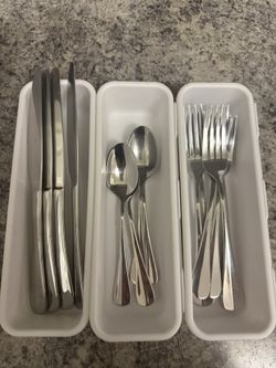 Forks, Bitter Knives, And Spoons Set 