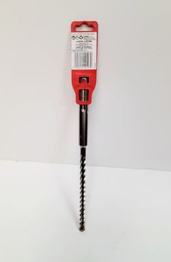 Milwaukee SDS MAX drill bit. This one is 1/2 inch x 13 inch. Has 4-Cutter Solid Carbide, super strong. Good for concrete with rebar. Model 48-20-3902.