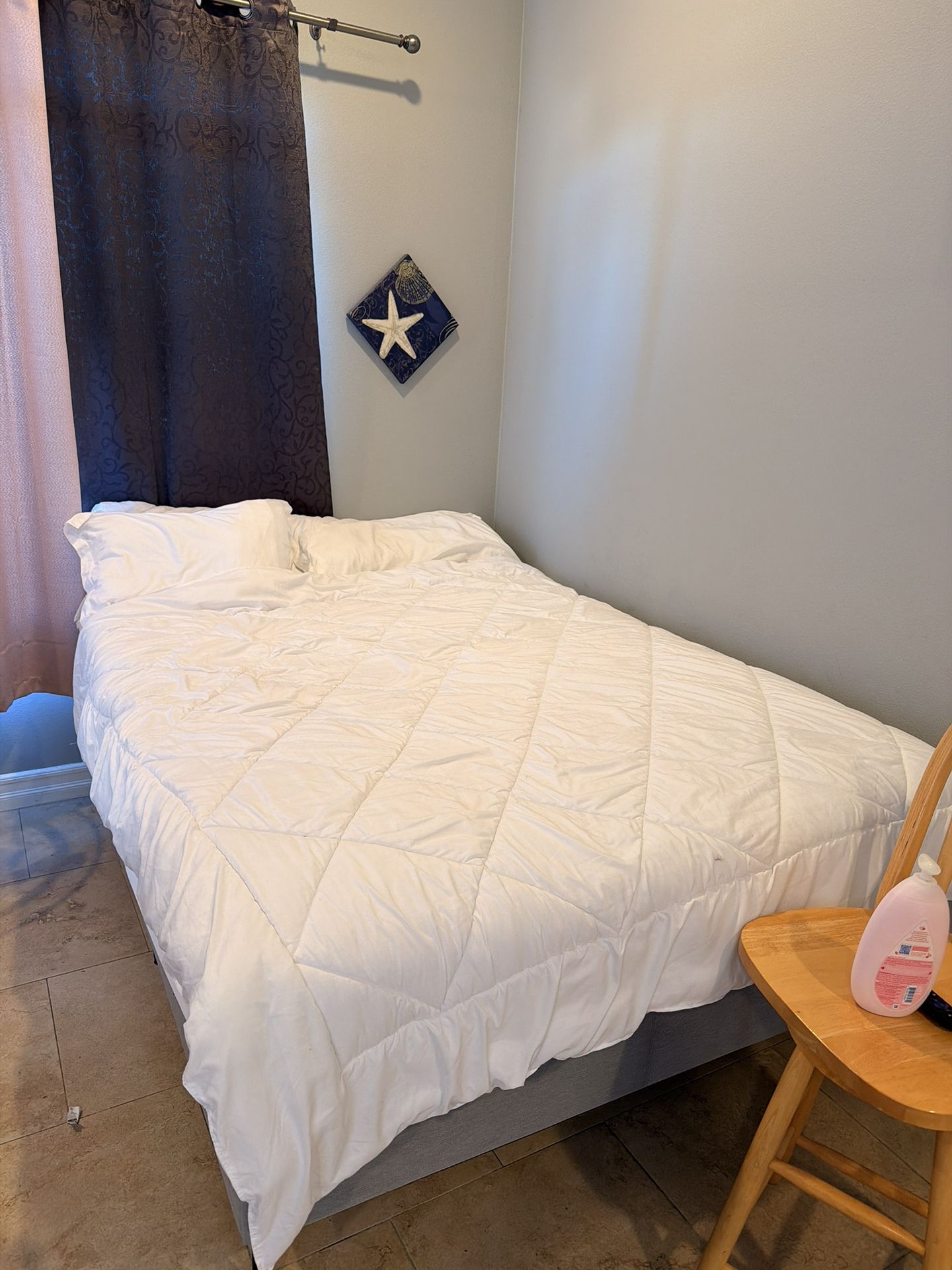 Queen Bed & Mattress