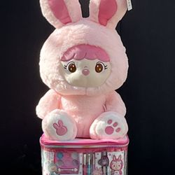 Rainbow Plush Easter Gift Basket
