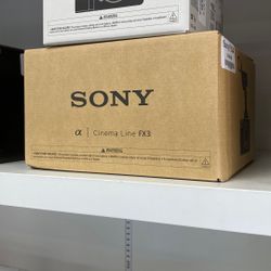 Sony FX3 Cinema Camera