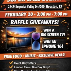 Super sale event! At your Boost mobile 🚨