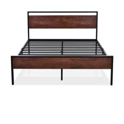Queen platform bed