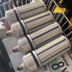 4 Super Bright Halco 54W 120-277v 5000K Bulbs