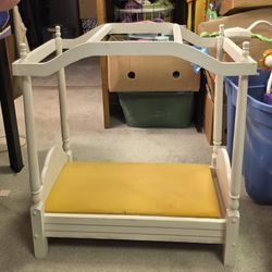 Doll Bed with Canopy - fits American Girl Dolls!