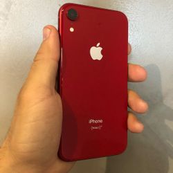 IPHONE XR RED 64gb unlocked new