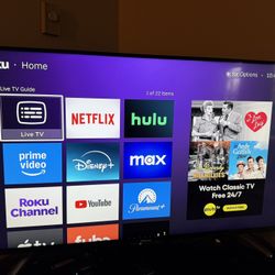 50” Hisense Tv With Roku