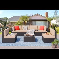 7 Piece Outdoor Patio Furniture Sets