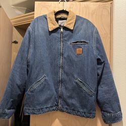 Carhartt WIP  OG Detroit Jacket Denim - Size Large