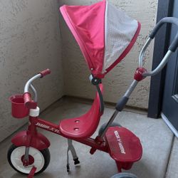 Radio Flyer Tricycle With Push Handle 