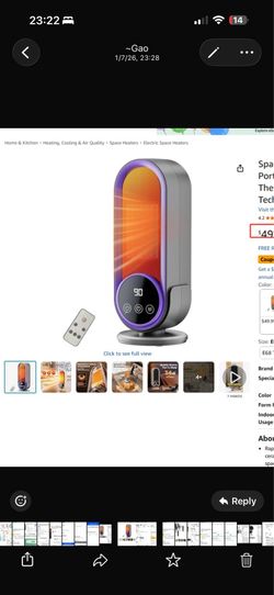 New Indoor space heater