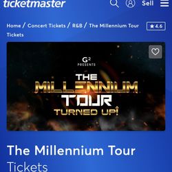 Millennium Tour Turned Up Diamond Premium Tickets