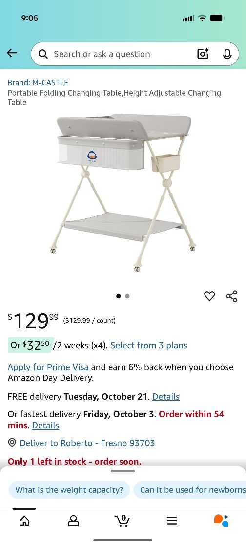Diaper Changing Table