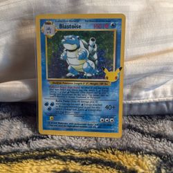 Blastoise Celebrations Classic Collection 25th Anniversary 2021 Pokémon card