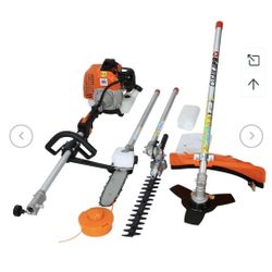 4 In 1 Multi-Functional Trimming Tool, 33CC 2-Cycle Garden Tool System With Gas Pole Saw, Hedge W(contact info removed)4