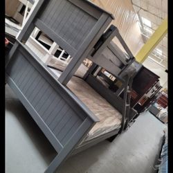 Bunk Beds Twin XL  Queen Pinewood Colors ******Literas Madera 100%****