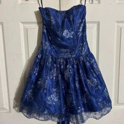 Blue Jessica McClintock Dress