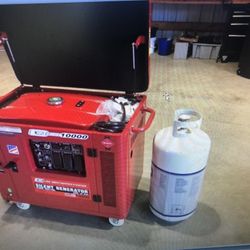 10,000 W silent Dual Fuel generator