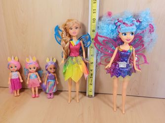 Zuru Sparkle Girlz  Fairy & Unicorn Princess Lot