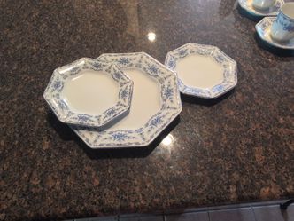 China plates Blue Garden Pattern
