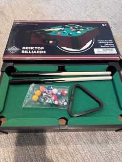 Westminster Desktop Billiards Tabletop Pool Set.