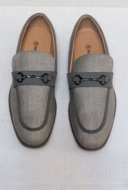 Romo Rio Light and Dark Grey Men's Dress shoe Loafers (PLEASE READ DESCRIPTION)