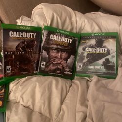 Call Of Duty WWII, Infinite Warfare & Advanced Warfare