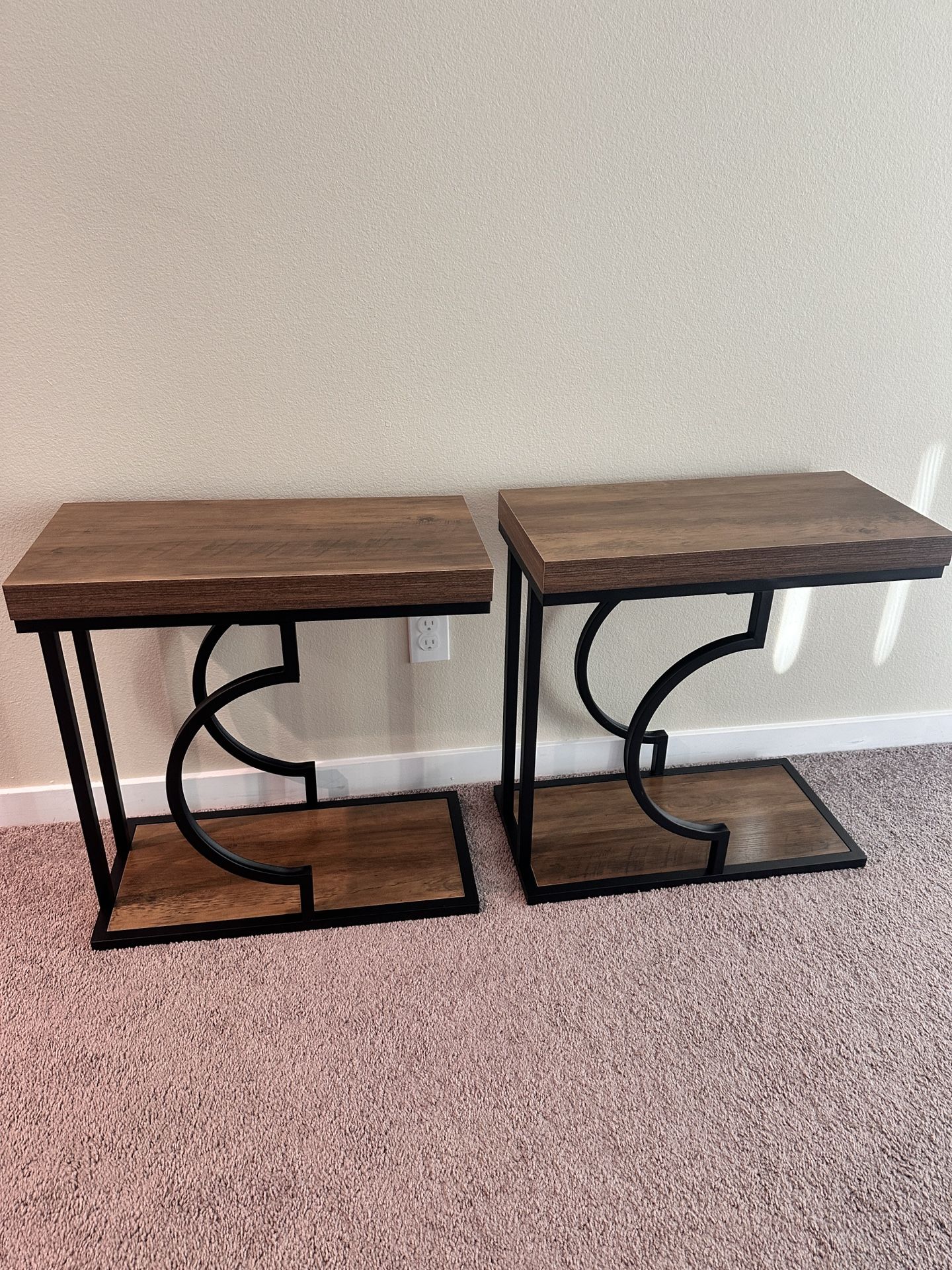 Rustic End Tables X2