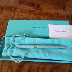 Tiffany And Co Sterling Silver Ballpoint Purse Pen 